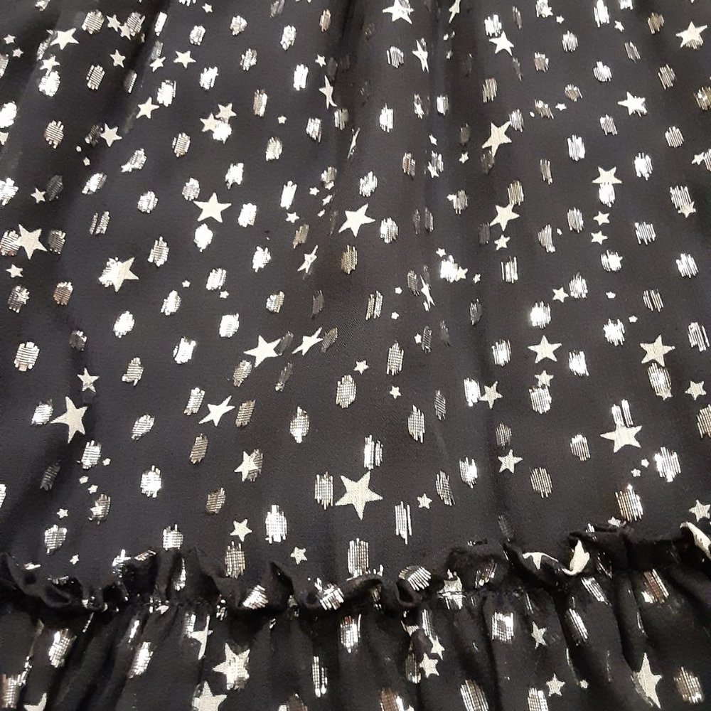 KATE SPADE Night Sky Dot Silver Navy Skirt - Picture 6 of 6